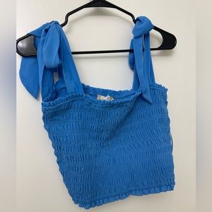 Blue Altard state croptop